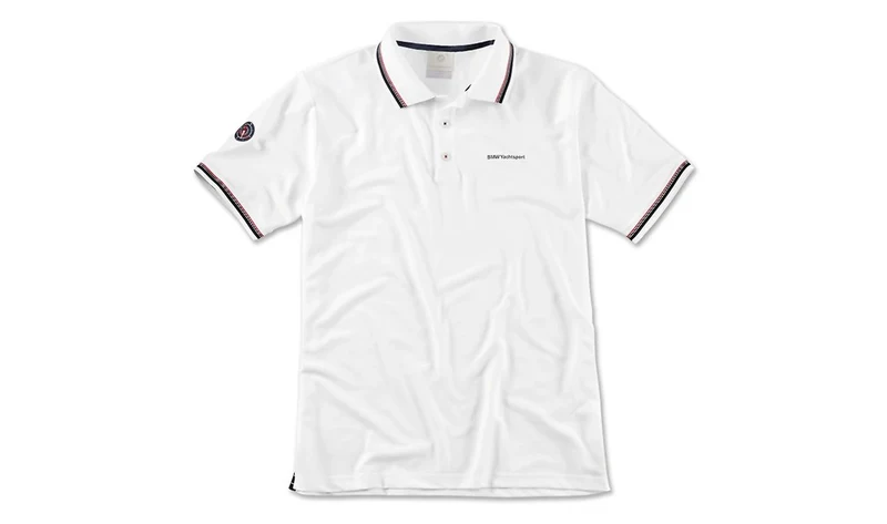 Polo Yachtsport blanco talla XXL para BMW. Válido para BMW. Original BMW.