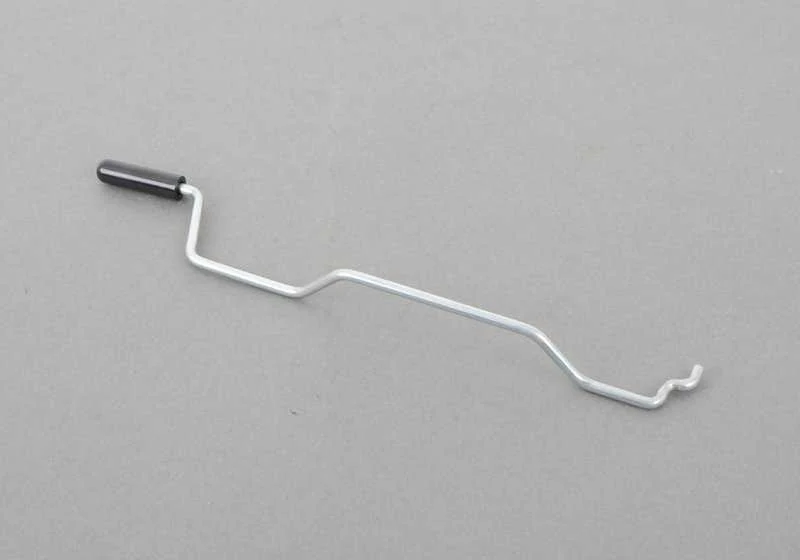 Barra de accionamiento puerta delantera izquierda OEM 51217059905 para BMW E90, E91, E90 LCI, E91 LCI. Original BMW.