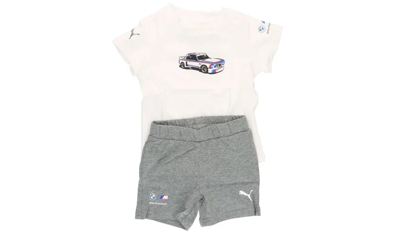 Juego de bebé M Motorsport talla 12-18 meses OEM 80142454724 válido para BMW. Original BMW.