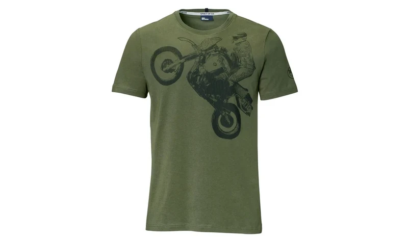 Camiseta Jump oliva talla XXXL para BMW Motorrad. Original BMW Motorrad.
