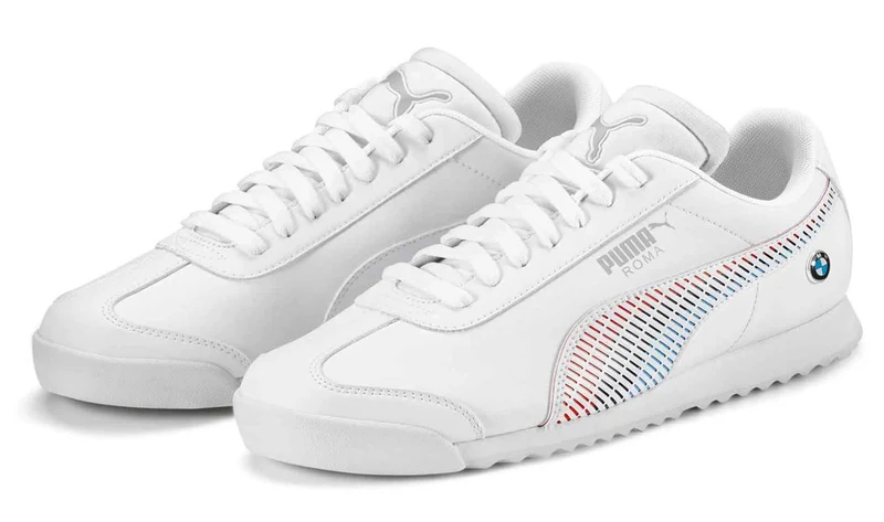 Zapatillas Puma Roma BMW M Motorsport talla 44, blancas. Válido para BMW. Original BMW.