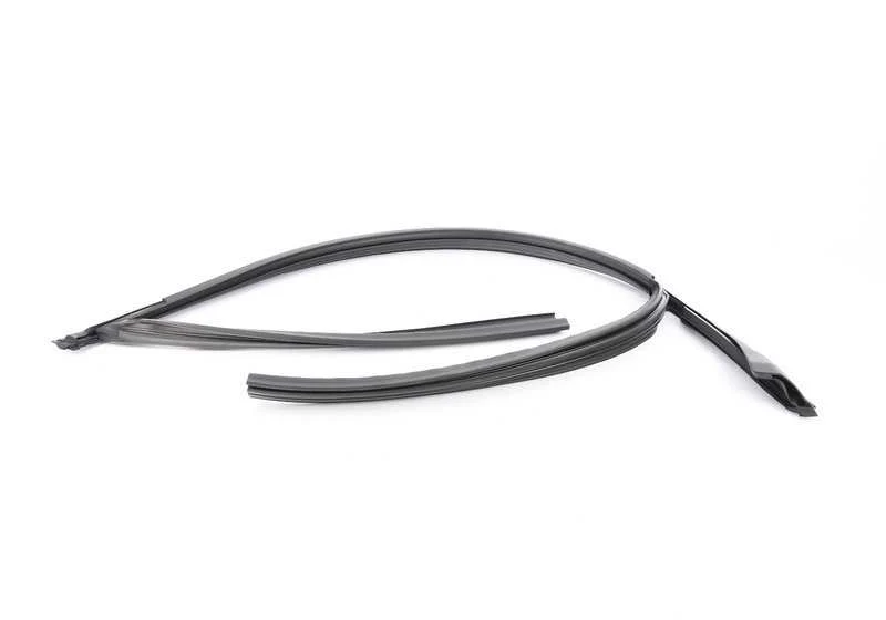 Guía de ventana puerta delantera izquierda OEM 51333424493 para BMW X3 E83, X3 E83 LCI. Original BMW.