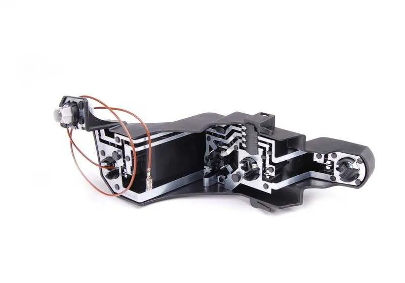 Portalámparas izquierdo para indicador de dirección OEM 63217361881 para BMW Serie 5 E60, E61. Original BMW.