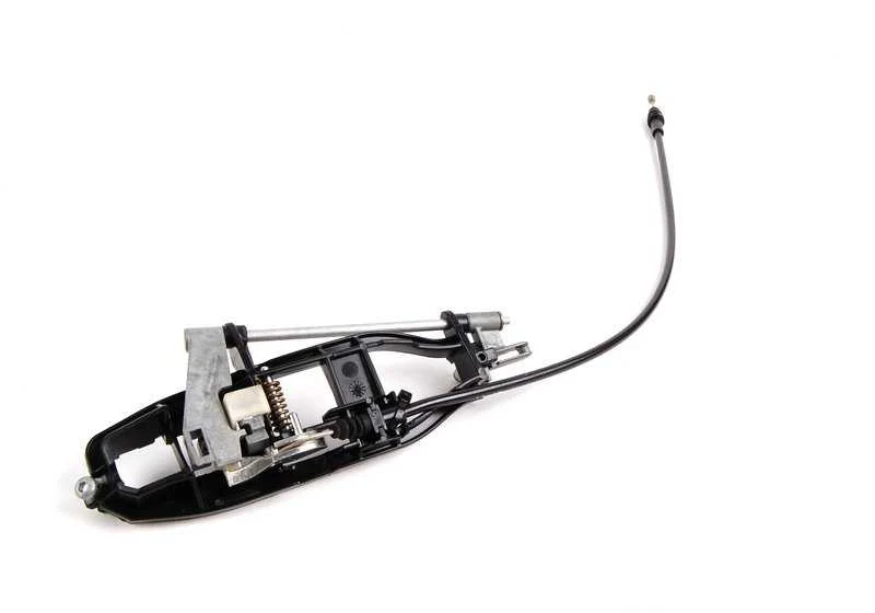 Portador empuñadura exterior puerta delantera izquierda OEM 51217048281 para BMW Serie 3 E46. Original BMW.