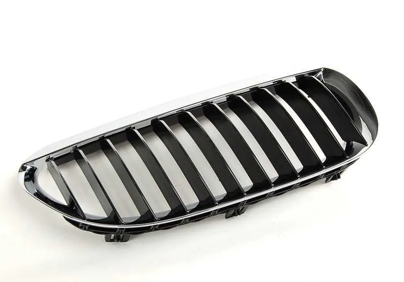 Rejilla de adorno derecho cromada OEM 51137077932 para BMW Serie 6 E63, E64. Original BMW.