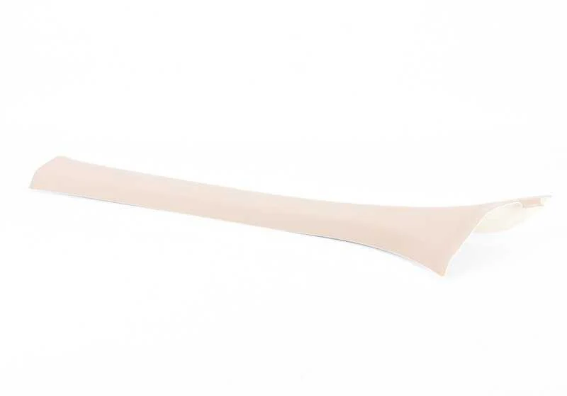 Paramento columna A izquierda HELLBEIGE 2 OEM 51438268193 para BMW Serie 3 E46. Original BMW.