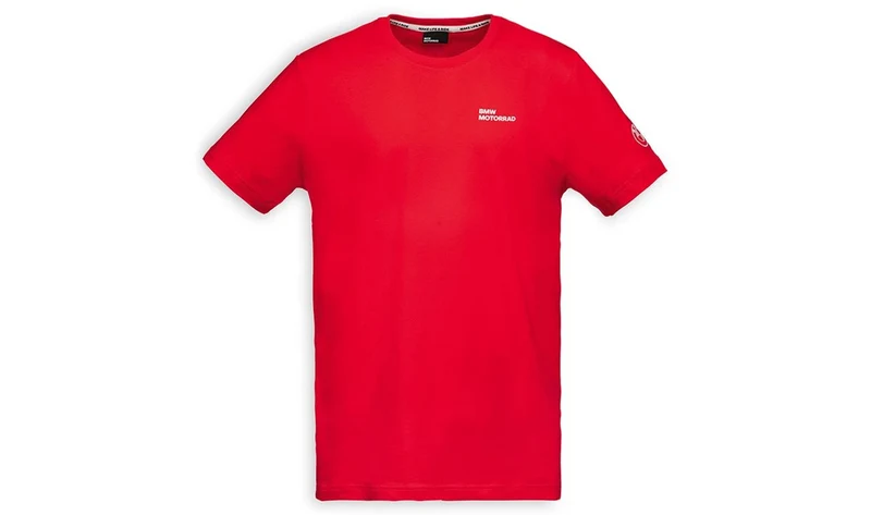 Camiseta roja "Make Life a Ride" talla XXL OEM 76615A81258 para BMW Motorrad. Original BMW.