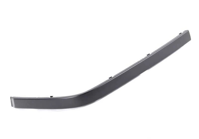 Listón parachoques delantero izquierdo OEM 51118125309 para BMW Serie 7 E38 (725tds, 728i, 728iL... y más). Original BMW.
