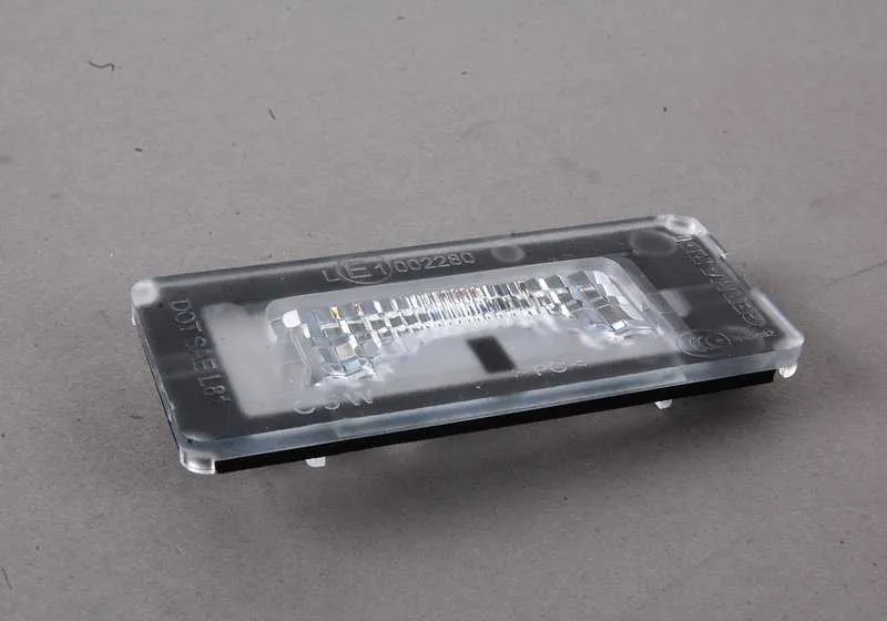 Cristal dispersor alumbrado matrícula OEM 51132756227 para MINI R56, R56 LCI, Cabrio R57, R57 LCI, Coupé R58, Roadster R59. Original MINI.