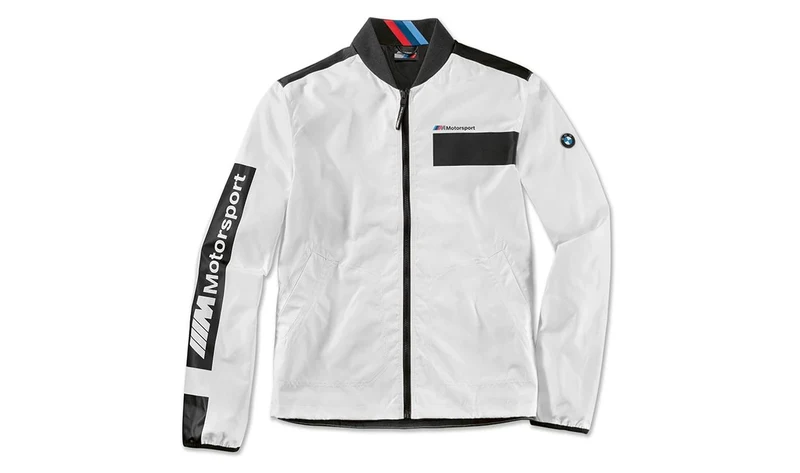Chaqueta BMW M Motorsport talla L blanco y negro OEM 80142461118. Válido para BMW. Original BMW.