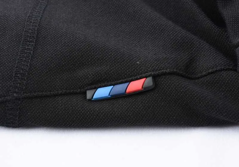 Polo hombre talla L negro OEM 80142454676 para BMW. Original BMW.
