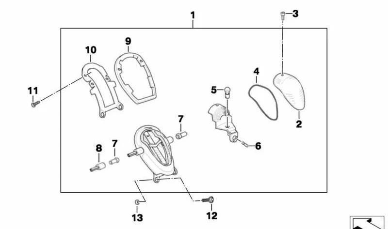 Cristal para luces traseras OEM 63217668368 para motos BMW R 850 C, R 1200 C, R 1200 CL. Original BMW Motorrad.