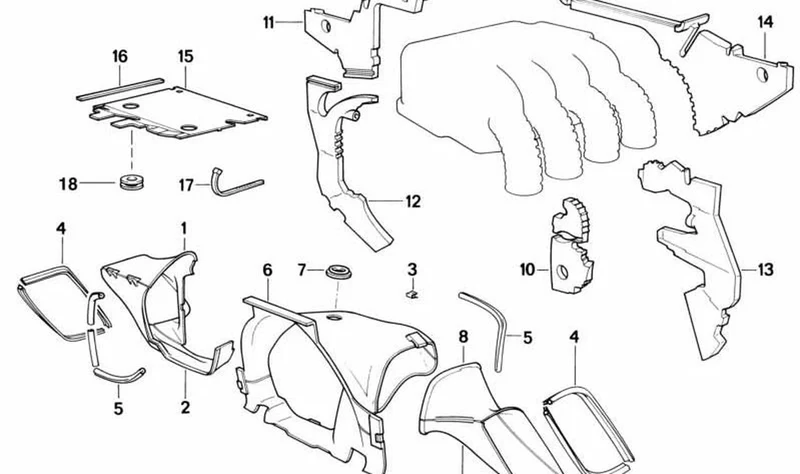 Junta derecha OEM 13722309230 para motos BMW K1, K 100 RS. Original BMW Motorrad.