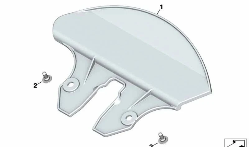 Bloqueo de horquilla OEM 46638394015 para motos BMW Motorrad S 1000 XR (K69), M 1000 XR (KM9)... y más. Original BMW Motorrad.