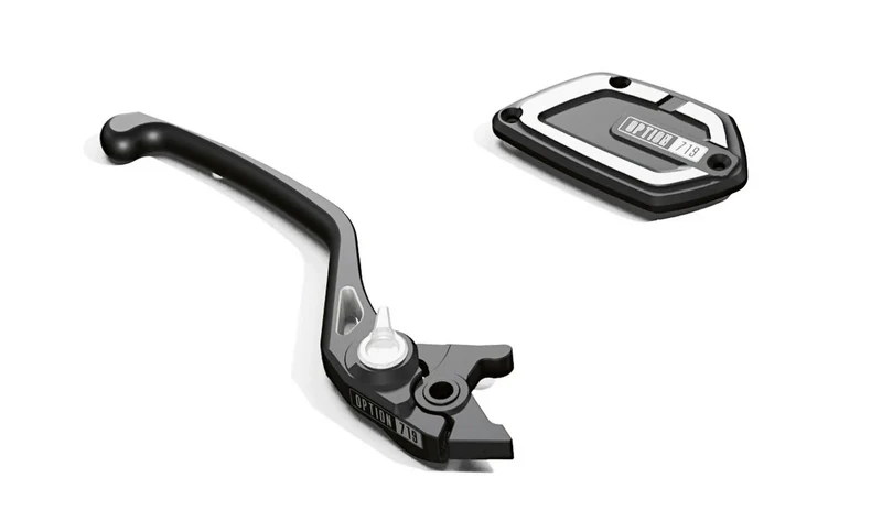 Palanca de freno de mano ajustable Shadow OEM 32725A8DD12 para motos BMW R nineT (KR1, KR3). Original BMW Motorrad.