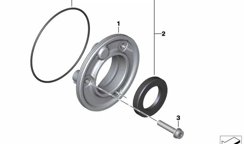 Conjunto hermetizado OEM 11148405741 para motos BMW C 400 GT (K08), C 400 X (K09)... y más. Original BMW Motorrad.