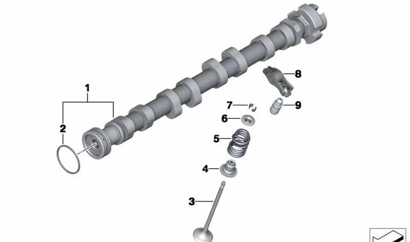 Elemento de compensación OEM 11337549632 para MINI R56, Clubman R55, Cabrio R57, Countryman R60, Paceman R61... y más. Original MINI.