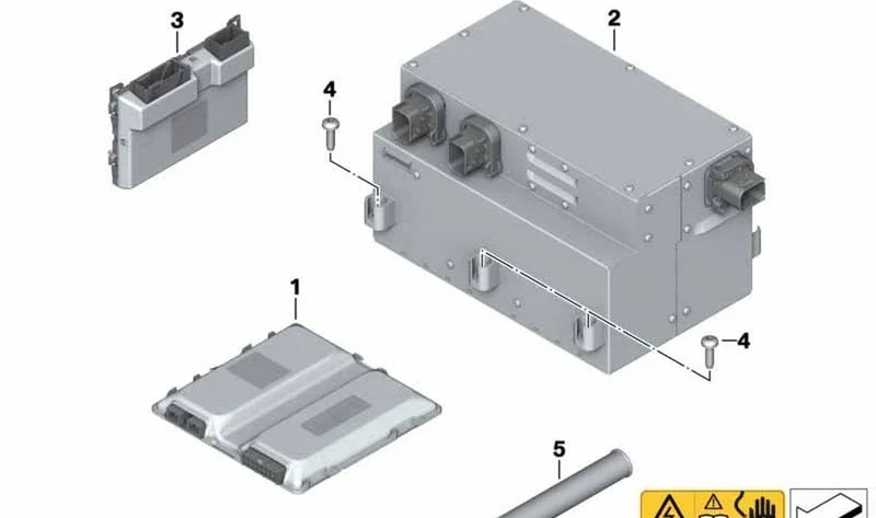 Módulo de carga integrado OEM 61278389269 para motos BMW C evolution K17 (04/2013 - 07/2020). Original BMW Motorrad.