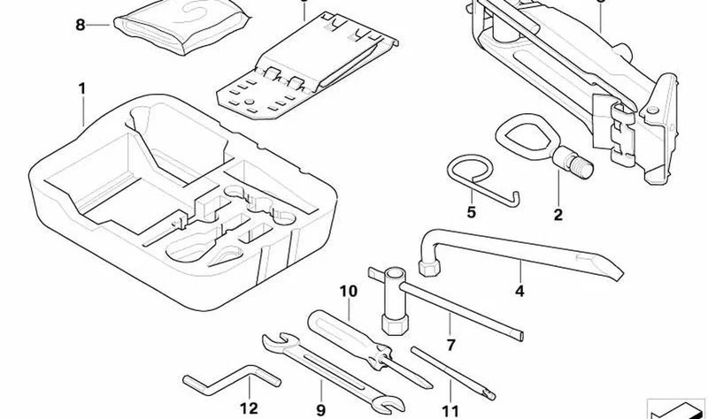 Bandeja portaobjetos OEM 71106795818 para MINI Clubman R55, R55 LCI. Original MINI.