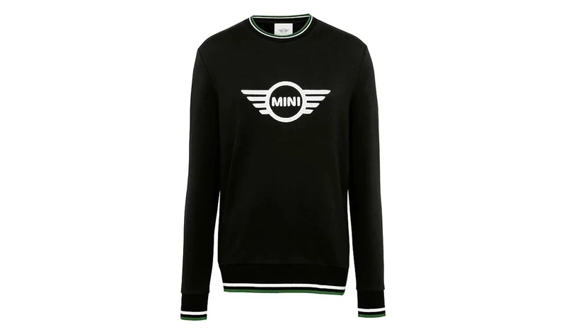 Sudadera negra logo MINI Wing Loop talla L OEM 80145A0A601 para BMW y MINI. Original MINI.