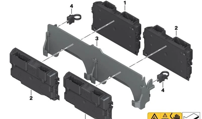 Electrónica de control de células OEM 61271539515 para BMW Motorrad CE04 (K07). Original BMW Motorrad.