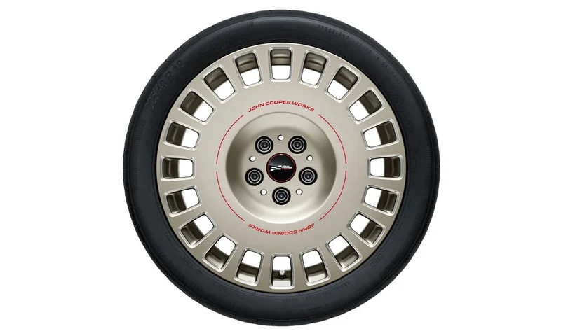 Llanta de aluminio JCW Rallye Spoke 992 OEM 36115A685F2 para MINI Cooper J01, Aceman J05. Original MINI.