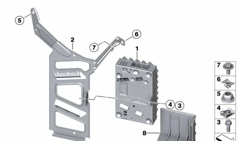Amplificador de sistema Top-HiFi OEM 65125A41CD8 para MINI F56, F55, Clubman F54, Countryman F60... y más. Original MINI.