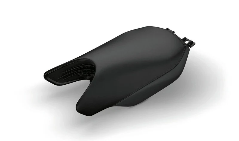 Asiento del conductor deportivo negro OEM 77348555886 para motos BMW R 1200 R, R 1250 R, R 1200 RS, R 1250 RS. Original BMW Motorrad.