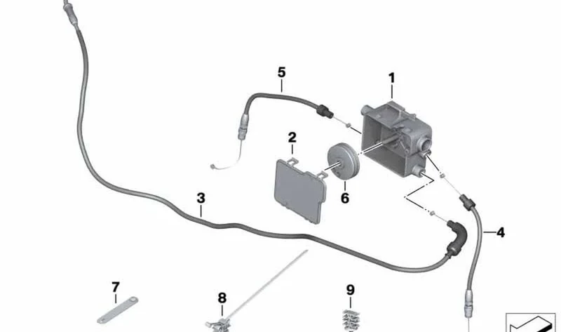 Cable acelerador OEM 32738527554 para motos BMW R 1200 GS, R 1200 GS Adventure, R 1200 R, R nineT, R nineT Urban G/S... y más. Original BMW Motorrad.