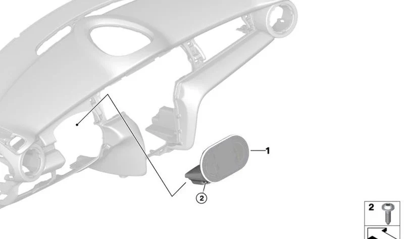 Cuadro de instrumentos OEM 62105A1C408 para MINI F56, F54, F57, F60... y más. Original MINI.