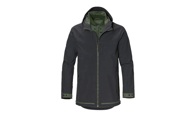 Chaqueta GORE-TEX Bruselas talla M azul/gris OEM 76127913556 para BMW. Original BMW Motorrad.