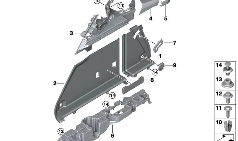 Cinta de sujeción OEM 51477492867 para MINI Countryman F60, BMW X2 F39, iX I20. Original BMW y MINI.