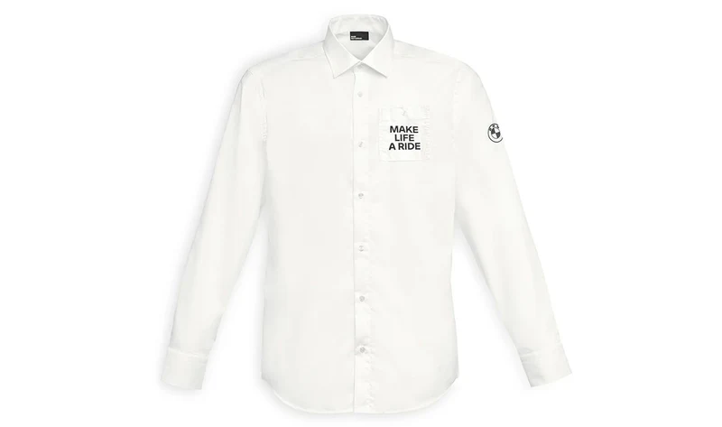Camiseta blanca talla S OEM 76615A81595 para BMW Motorrad. Original BMW Motorrad.