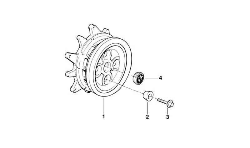 Caperuza de cierre OEM 36311242142 para motos BMW R 850 GS, R 1100 GS, R 1150 GS, K 75, R 100 GS... y más. Original BMW Motorrad.