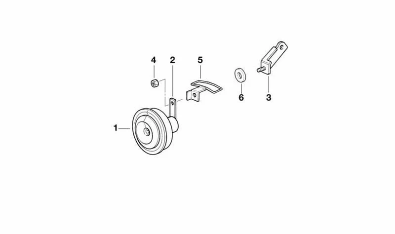 Brida OEM 61332306792 para motos BMW R100 GS, R100 R, R65 GS, R80, R1100 GS... y más. Original BMW Motorrad.
