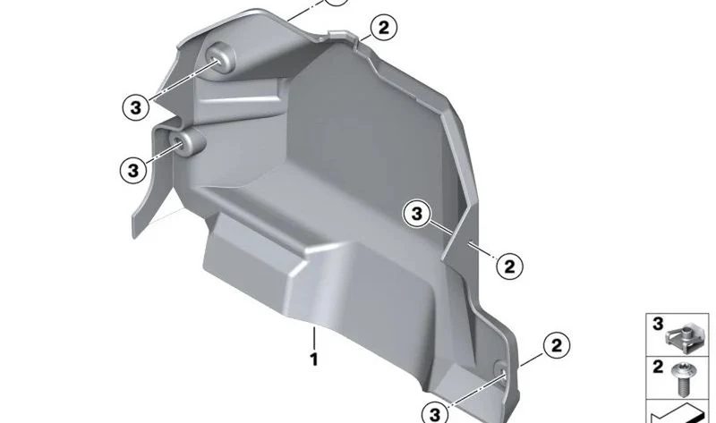 Cubierta electrónica de potencia OEM 46639445296 para motos BMW C CE04, 0C51. Original BMW Motorrad.