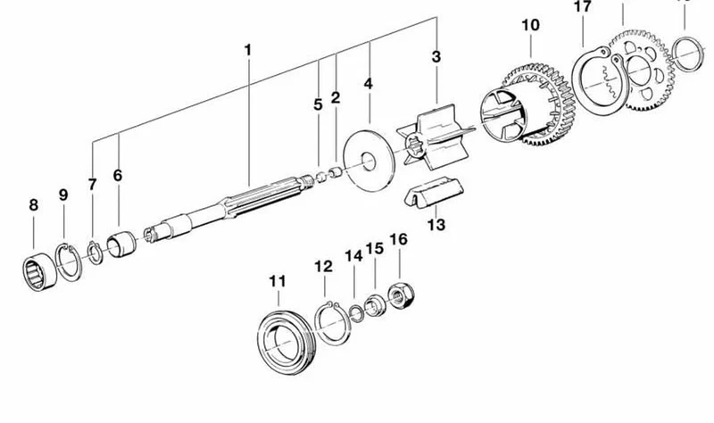 Amortiguador OEM 11211460883 para motos BMW K1200GT, K1200RS, K1, K100... y más. Original BMW Motorrad.