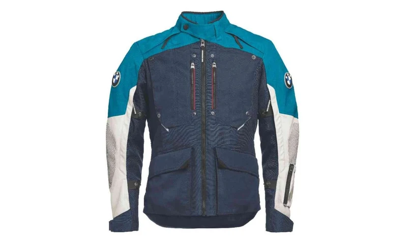 Chaqueta GS Rallye GORE-TEX azul OEM 76115B3D439 para motos BMW. Original BMW Motorrad.