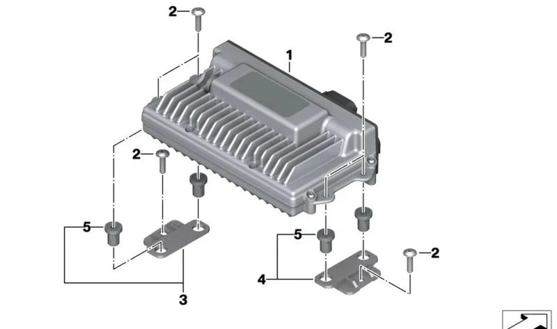 Unidad de mando sistema de sonido OEM 65121692831 para motos BMW K 1600 GT, K 1600 GTL, K 1600 Bagger. Original BMW Motorrad.