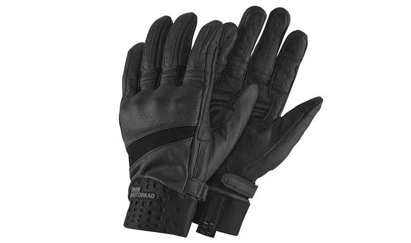 Guantes Aravis AIR negros talla 8 OEM 76217913938 para motos BMW. Original BMW Motorrad.