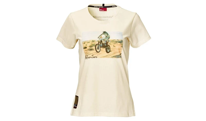 Camiseta Adventure señora blanco roto talla XXL OEM 76617109979 para BMW. Original BMW Motorrad.