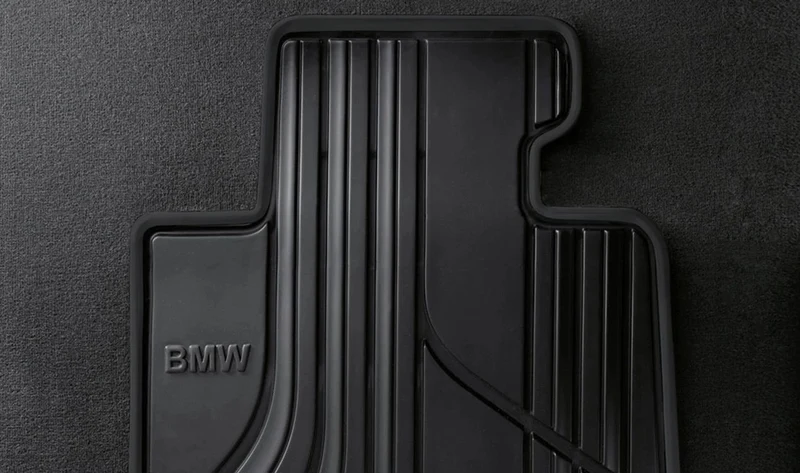 Alfombrillas todo tiempo delanteras OEM 51472287852 para BMW 2' F45 Active Tourer, 2' F45 Active Tourer LCI, 2' F46 Gran Tourer, 2' F46 Gran Tourer LCI. Original BMW.