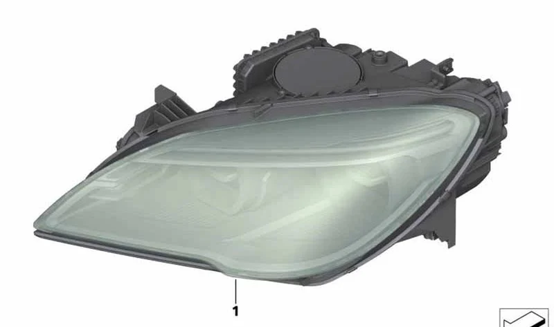 Faro LED AHL izquierdo OEM 63117394913 para BMW Serie 6 F06, F12, F13 LCI. Original BMW.