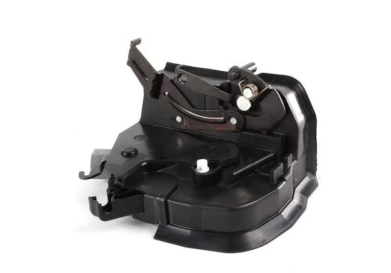Cerradura delantera derecha con resorte OEM 51218253433 para BMW Serie 3 E46 (1998-2004). Original BMW.