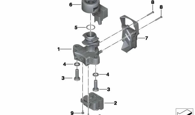 Caperuza OEM 51257677808 para motos BMW F700GS, F800S, F800ST, F650GS, F800GS, F800R, F800GS Adventure, K1200S, K1300S... y más. Original BMW Motorrad.