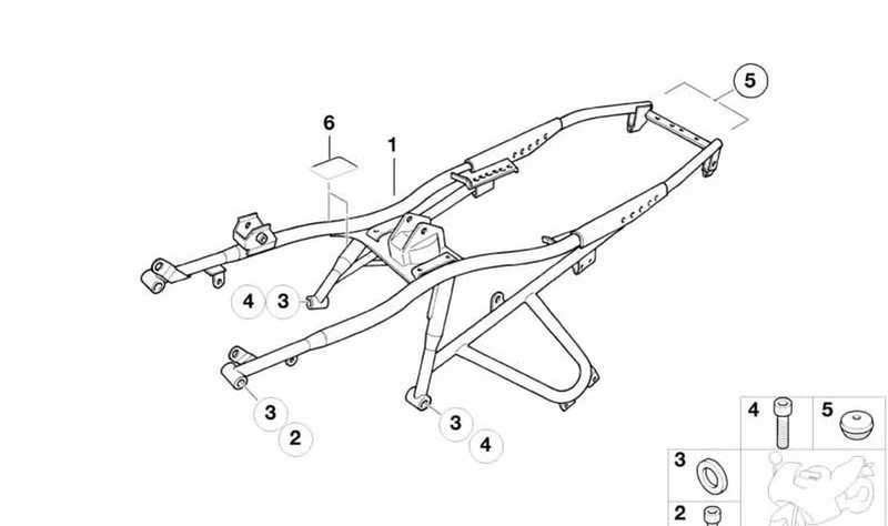 Tapón de cierre OEM 51711130780 para motos BMW R1100GS, R1150GS, R850R, R1150R... y más. Original BMW Motorrad.