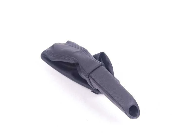 Cubierta de palanca de freno de mano negro OEM 34423424441 para BMW X3 E83 (2003-2010). Original BMW.