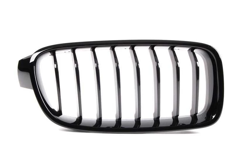 Parrilla decorativa M Performance derecha negro brillo OEM 51712240778 para BMW Serie 3 F30, F30 LCI, F31, F31 LCI. Original BMW.