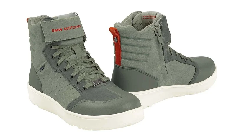 Zapatillas Seúl GORE-TEX caqui talla 46 OEM 76225A808C1 para BMW. Original BMW Motorrad.
