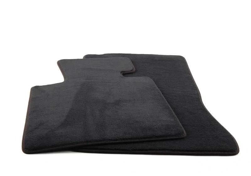 Alfombrillas delanteras antracita OEM 51477030765 para BMW Z4 E85, E86. Original BMW.
